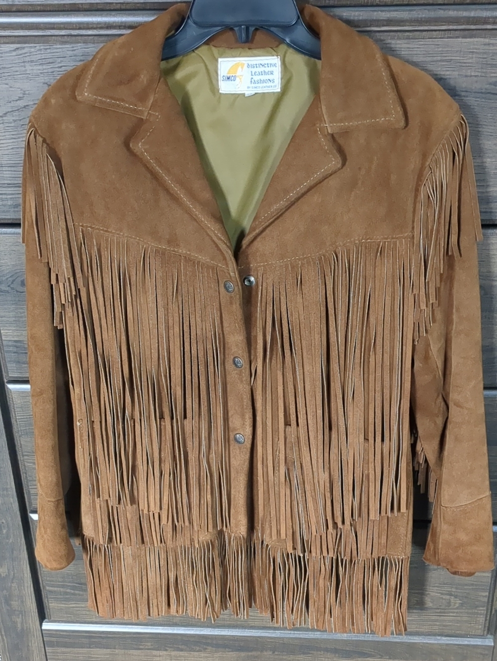 Women's Brown Suede Fringe Jacket